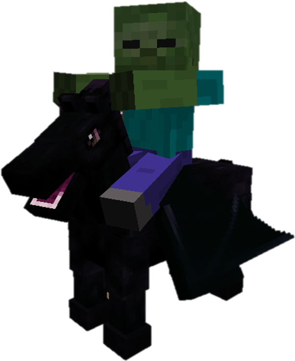 Horsemobs Are Common Aggressive Mobs That Spawn In - Toy (620x768), Png Download