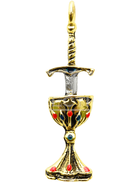 Sword And Chalice (614x614), Png Download