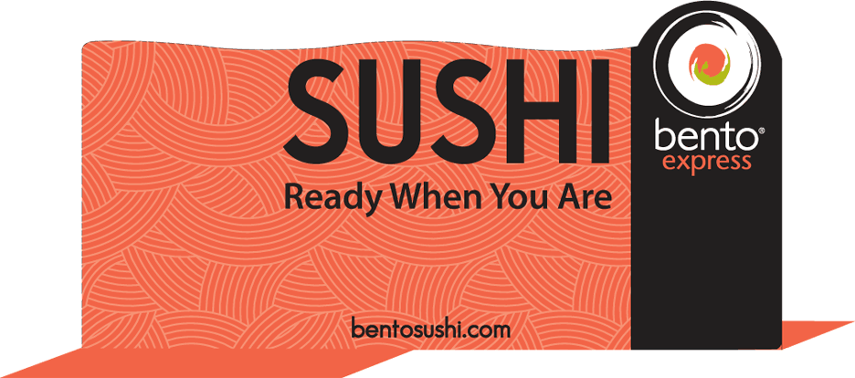 Shelf Divider - Bento Sushi (936x414), Png Download