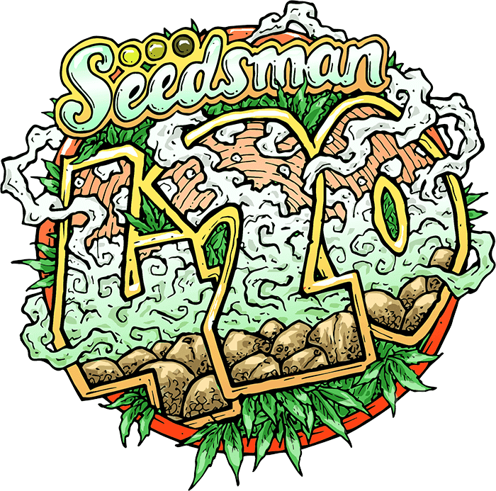 Ends In - Seedsman Strain Art (700x693), Png Download