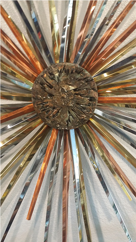 Curtis Jere Mixed Metal Sunburst - Circle (800x800), Png Download