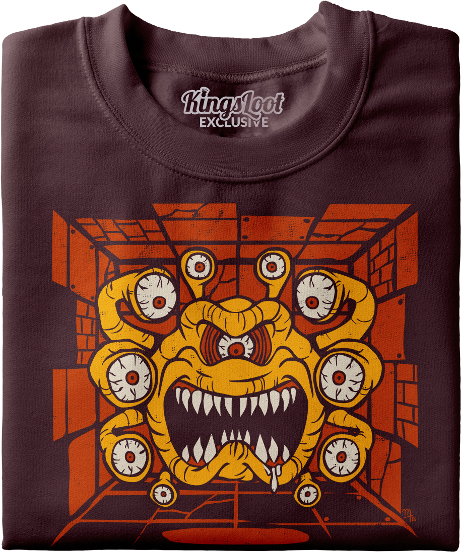 „dungeon Beholder“ Premium T-shirt - Illustration (1000x1148), Png Download