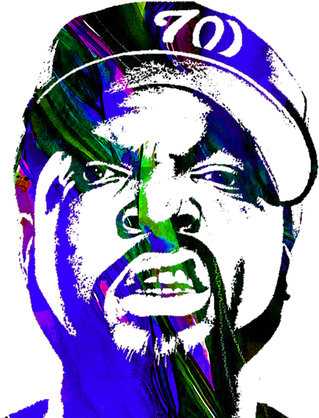 Click And Drag To Re-position The Image, If Desired - Artwork Straight Outta Compton Drawing (600x600), Png Download