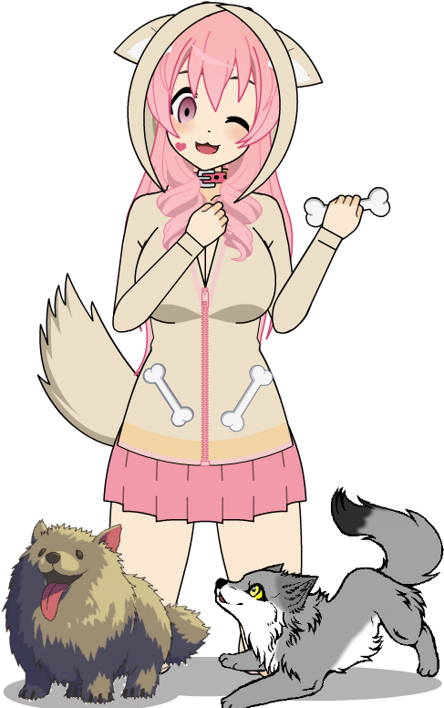 Kiyomi - Hype Dog (655x802), Png Download