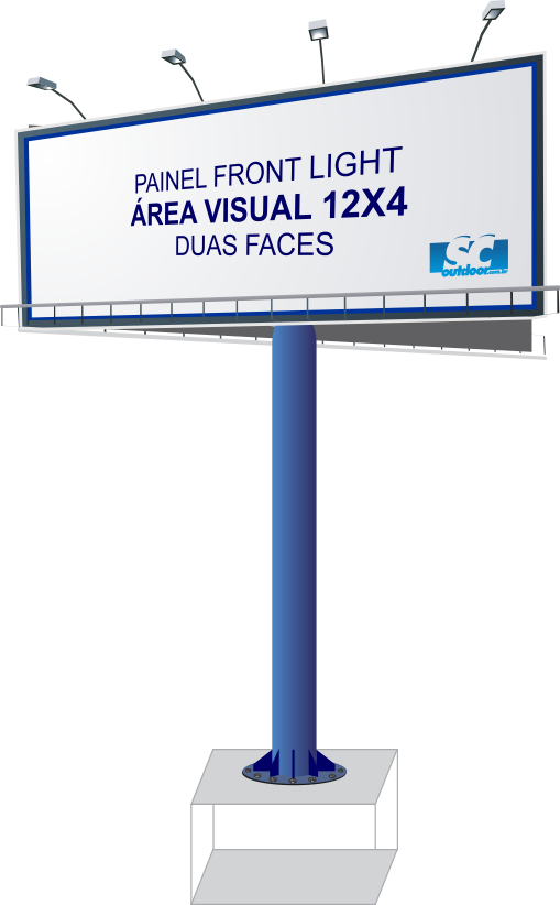 Especificações Técnicas - Outdoor Estrutura Metalica (509x822), Png Download