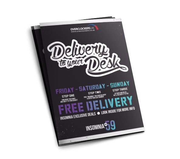Download Image Of The Overclockers Uk Delivery To Your Desk Flyer
