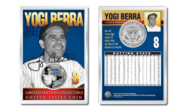 Military Baseball Legends Jfk Kennedy Half Dollar U - Gold Medal (600x600), Png Download