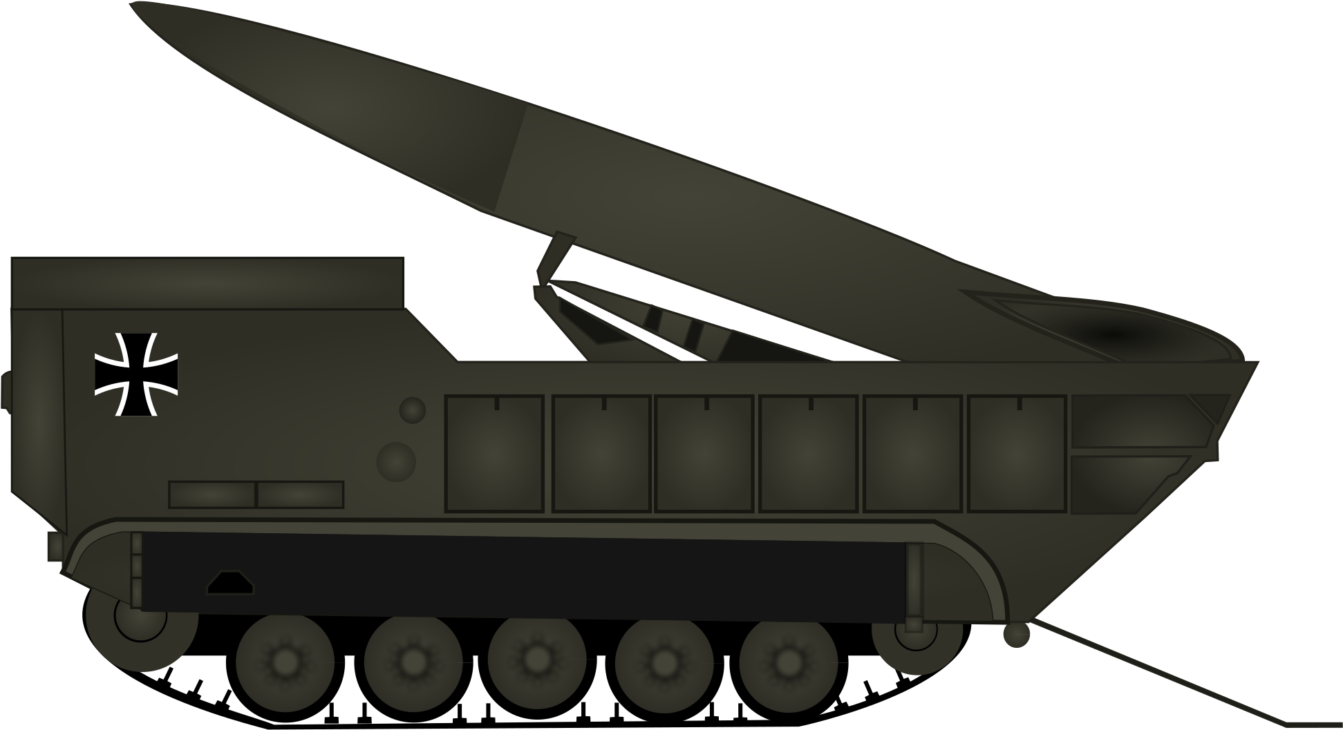 Open - Missile (2000x1143), Png Download