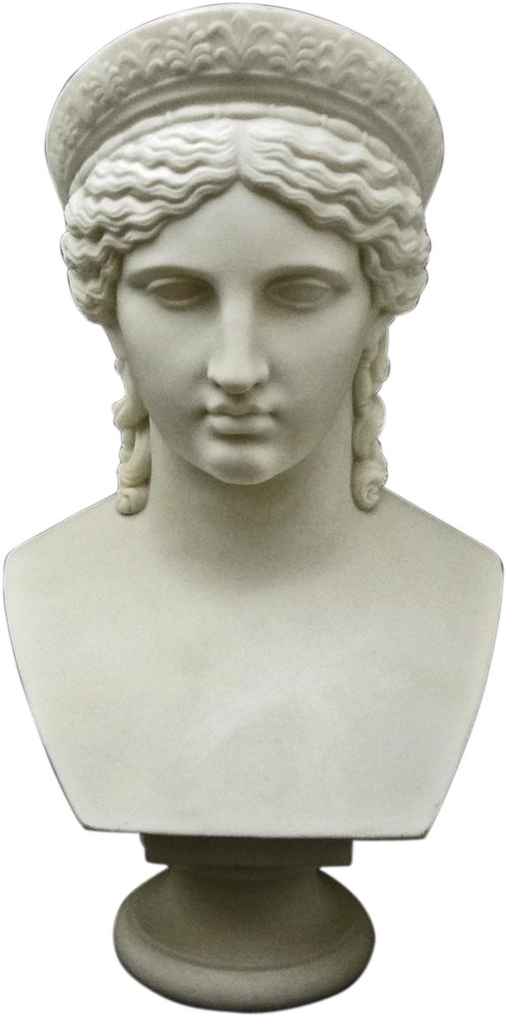 Copeland Parian Bust Of Juno After Malempre Signed - Sculpture (1146x1146), Png Download
