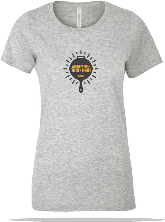 Pubg Chicken Dinner Ladies Tee - Honeybee (1000x1000), Png Download