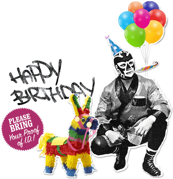 Leave This Field Empty If You're Human - Lucha Libre Balloons (578x599), Png Download