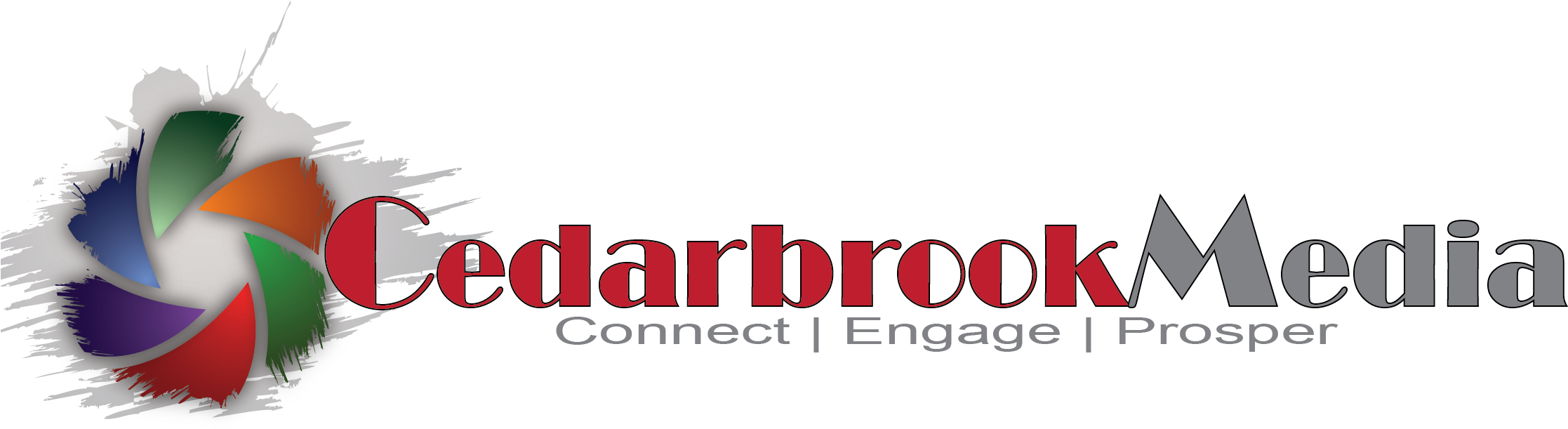 Cedarbrook Media Group - Graphics (2255x624), Png Download