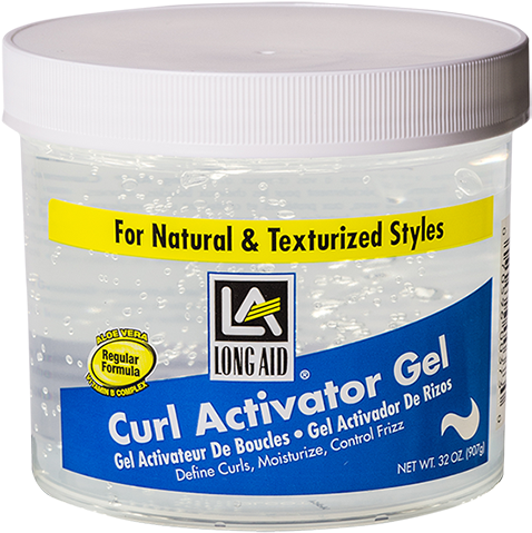 Long Aid® Curl Activator Gel Regular Formula, 32 Oz - Cosmetics (593x652), Png Download