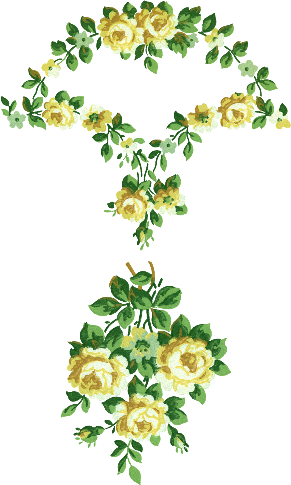 Rose Flower Designs Clip Art Download (1237x1600), Png Download