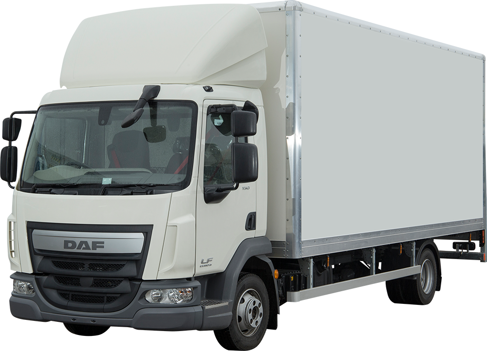 Box Truck Png - 7.5 Truck (1000x722), Png Download