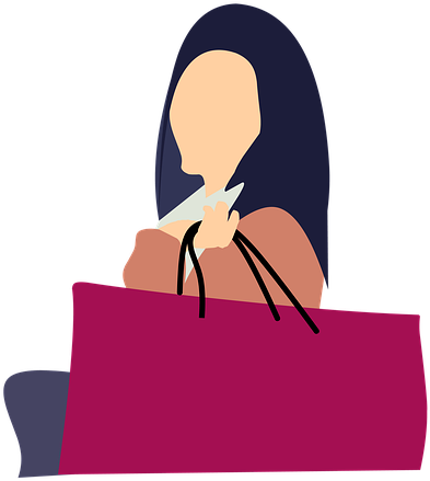 Shopping Png - Illustration (442x720), Png Download
