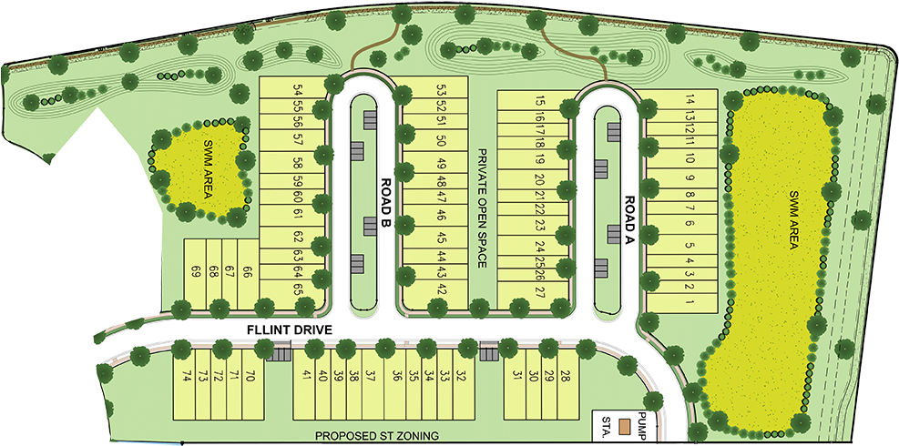 Baker Farms Townhomes Rendering - Plan (1030x519), Png Download