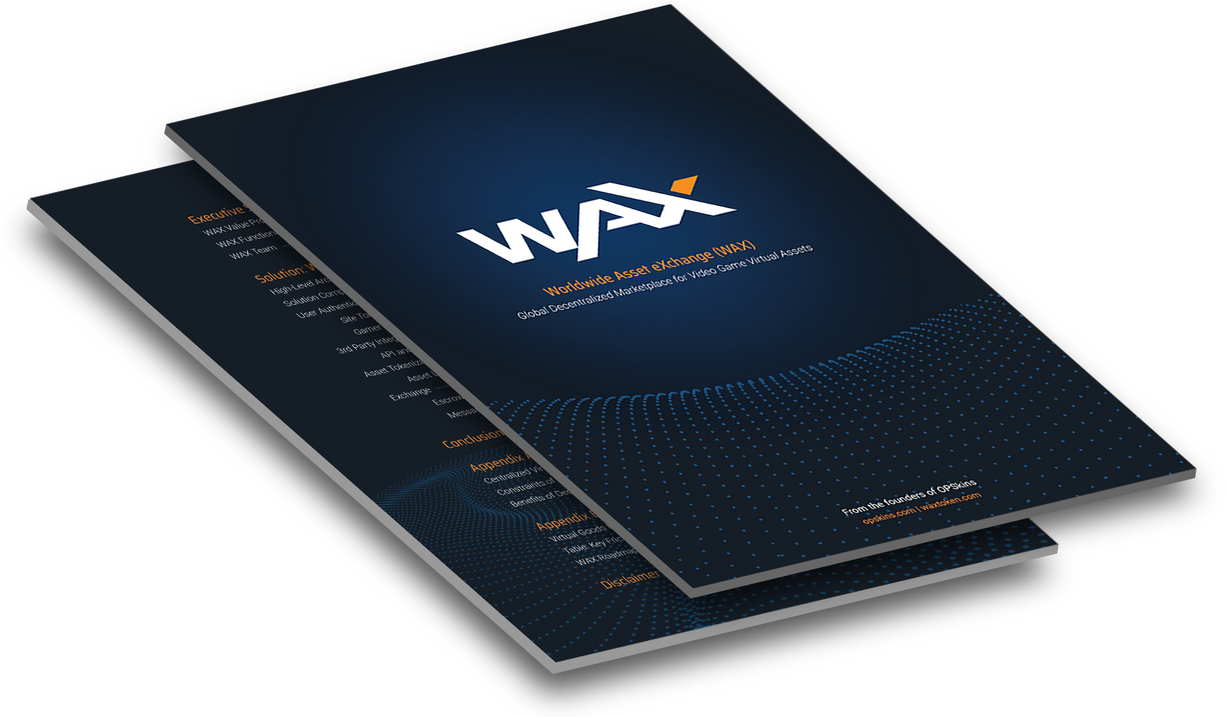 Wax White Paper - Brochure (1771x1035), Png Download
