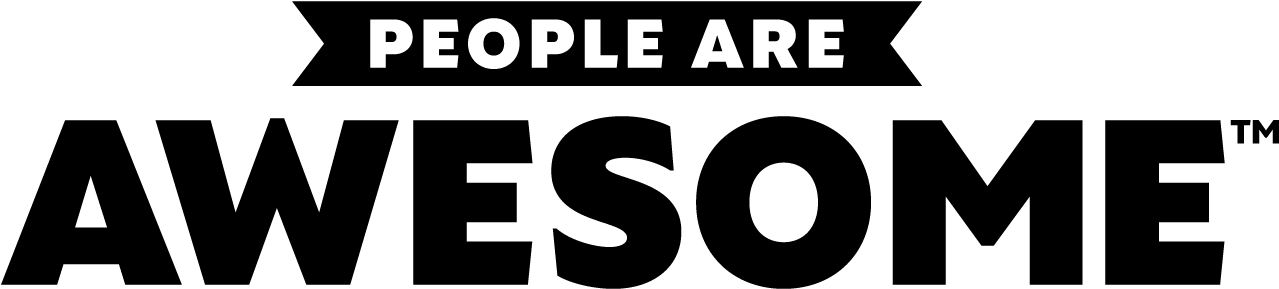 People Are Awesome Logo (1391x454), Png Download