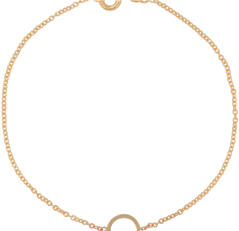 Iconic Bracelet Open Circle - Necklace (1000x773), Png Download