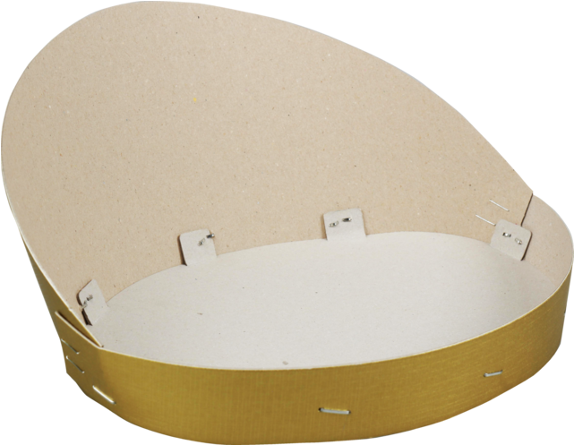 Bowl, Fruit Bowl, Karton Pet, Oval, 300x190mm, Gold - Kartonnen Fruitschaal (640x640), Png Download