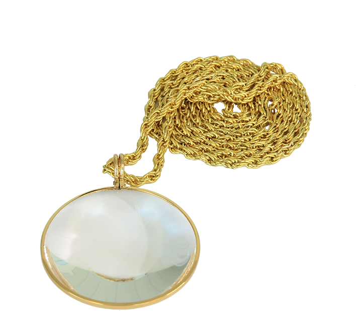 Saxon Necklace Magnifier - Locket (805x801), Png Download