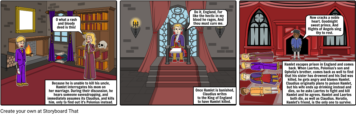 Hamlet - Cartoon (1164x385), Png Download