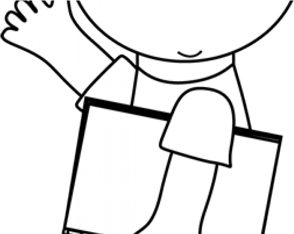 Little Boy Clipart Walking Away - Clip Art (640x480), Png Download