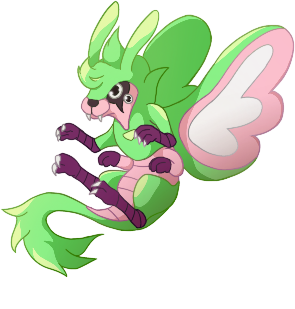 Transparent Nimflora Based On The In-game Sprite, Because - Pokemon Uranium Fairy (1280x1280), Png Download