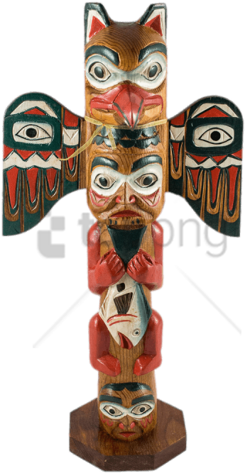 Free Png Eagle Boy Totem Png Images Transparent - Eagle On A Totem Pole (480x720), Png Download