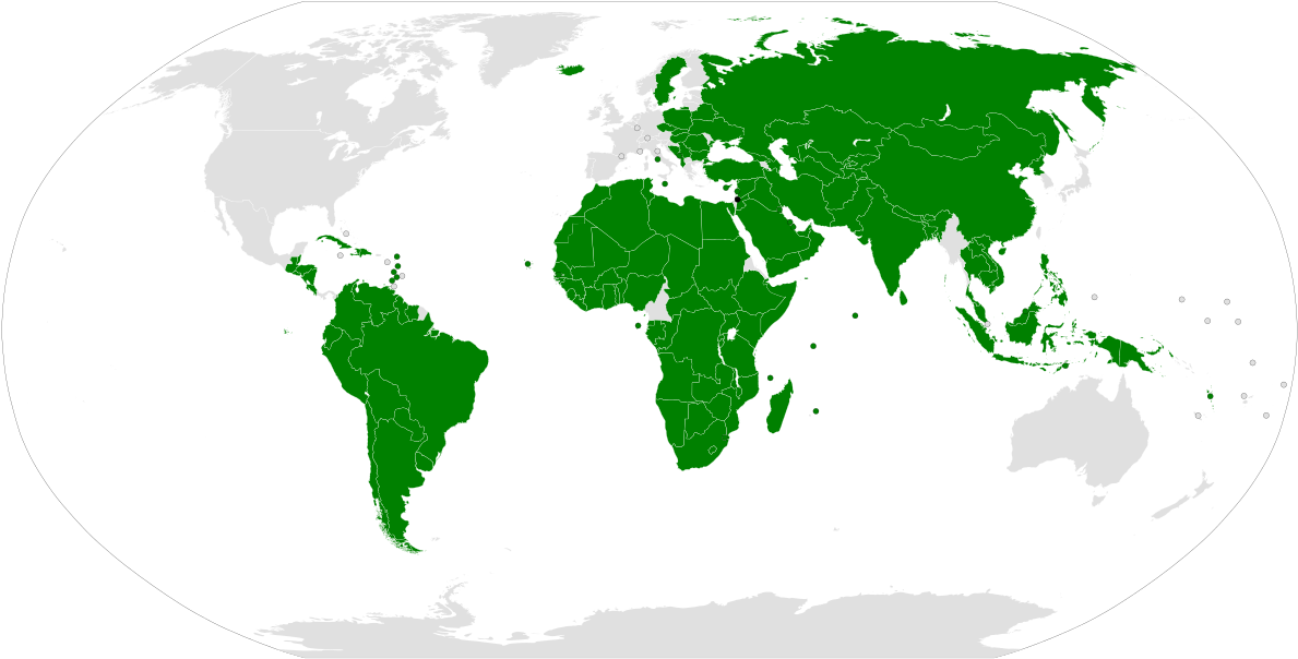 Chemical Weapons Convention States (1200x616), Png Download