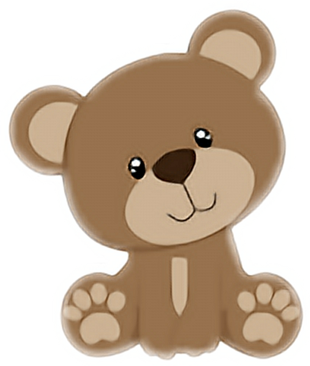 Oso Sticker - Baby Bear Clipart (1024x1208), Png Download