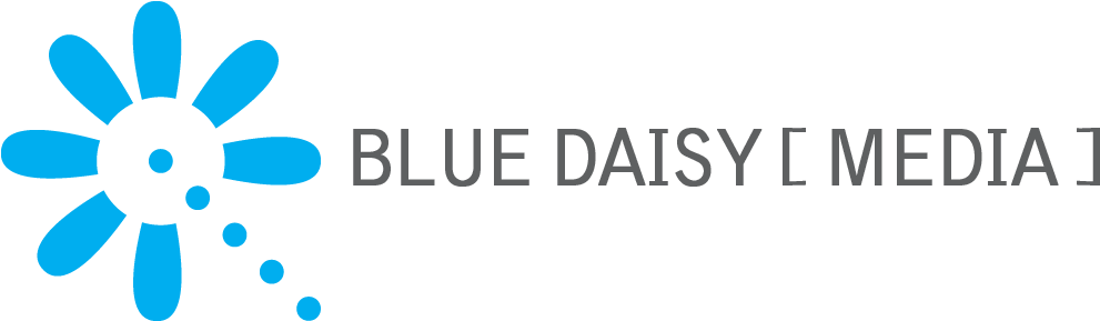 Blue Daisy Media - Graphic Design (995x350), Png Download