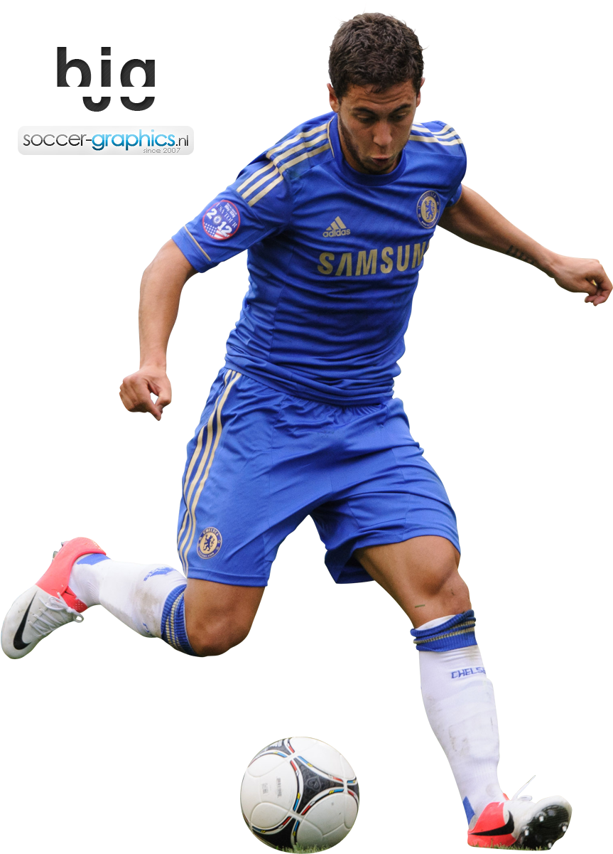 Photo Hazard - Premier League Player Png (950x1300), Png Download