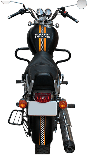 Royal Enfield Thunderbird Stickers (500x650), Png Download