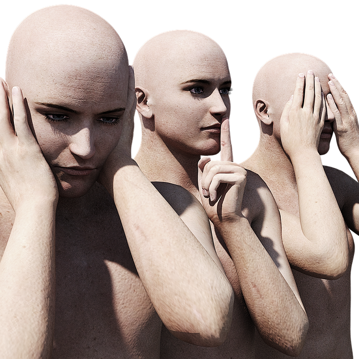 Hear Nothing See Nothing Do Not Speak Fun Figures - Not Hear Not See Do Not Speak (720x720), Png Download
