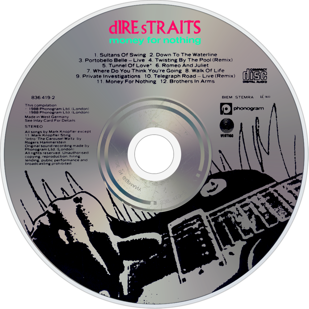Dire Straits - Straits Live At The Bbc (1000x1000), Png Download