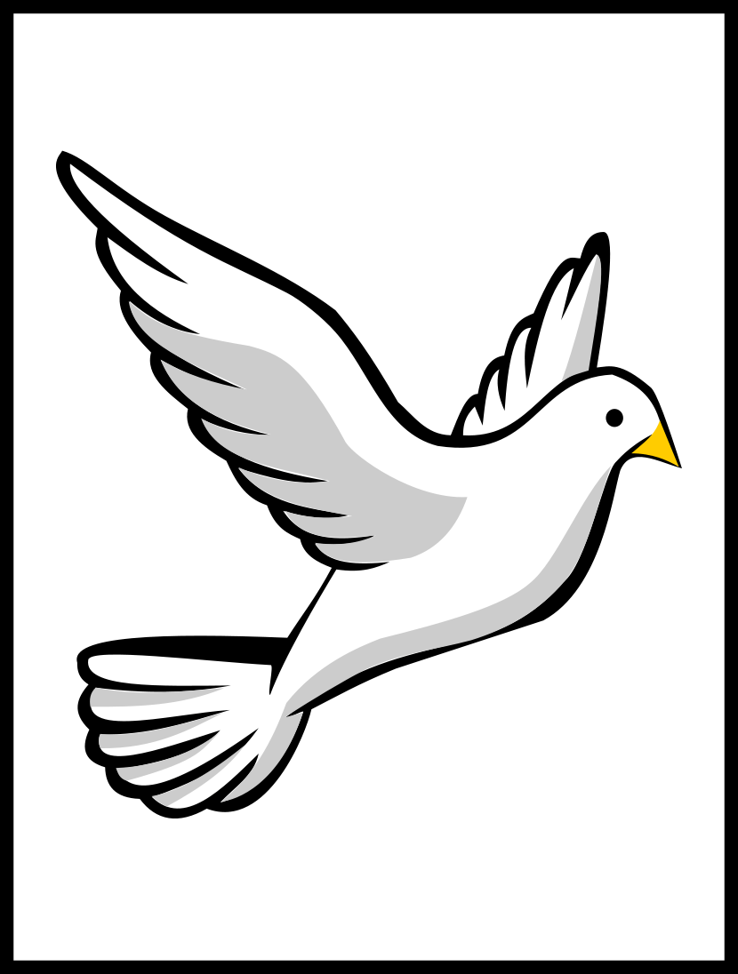 Png Free Library The Best Pin By Randa On Cover - Easy Flying Birds Drawing (830x1096), Png Download
