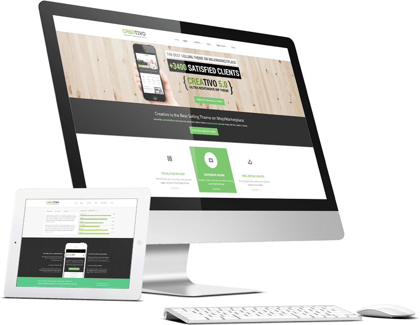 Flat-devices - Web Design (925x700), Png Download