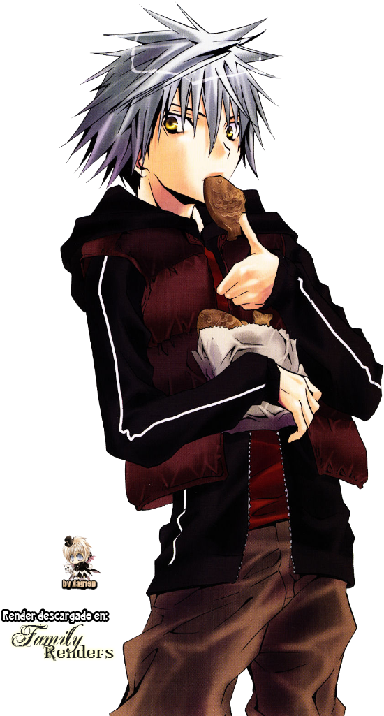 Download White Haired Anime Guy Full Size Png Image Pngkit