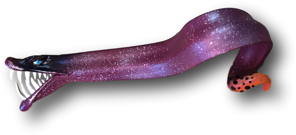 Marlene Eel Fish With Attitude - Serpent (1075x1075), Png Download