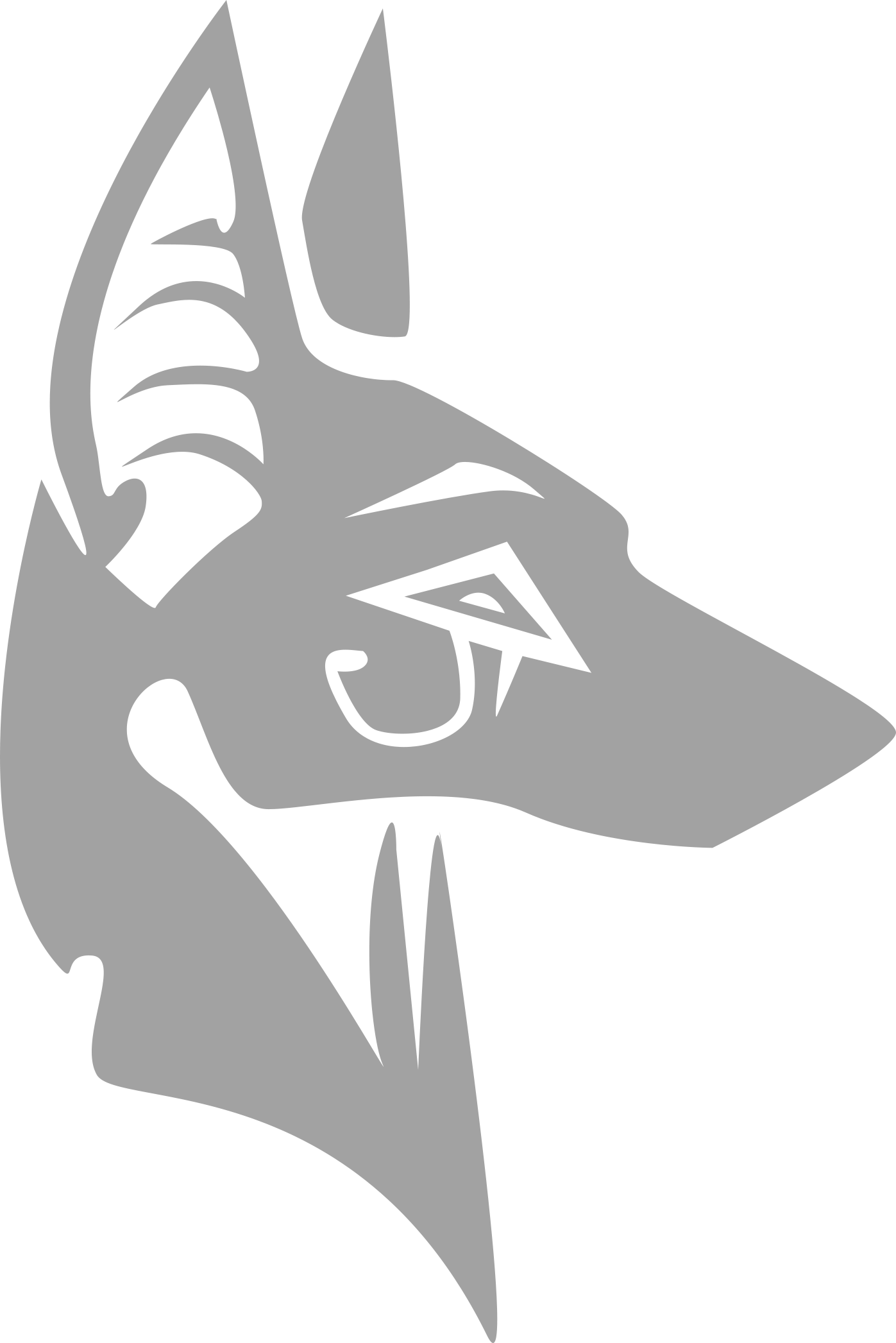 Meditation - Egyptian Jackal Symbol (1397x2093), Png Download