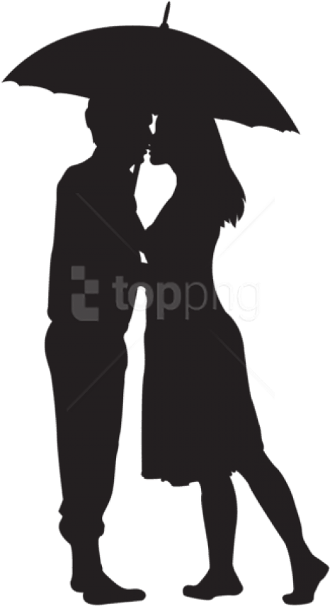 Free Png Loving Couple Silhouette Png Images Transparent - Topo De Bolo Acrilico (480x858), Png Download