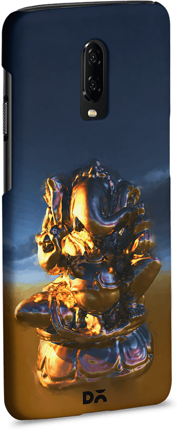 Dailyobjects Lord Ganesha Case Cover For Oneplus 6 - Smartphone (900x900), Png Download