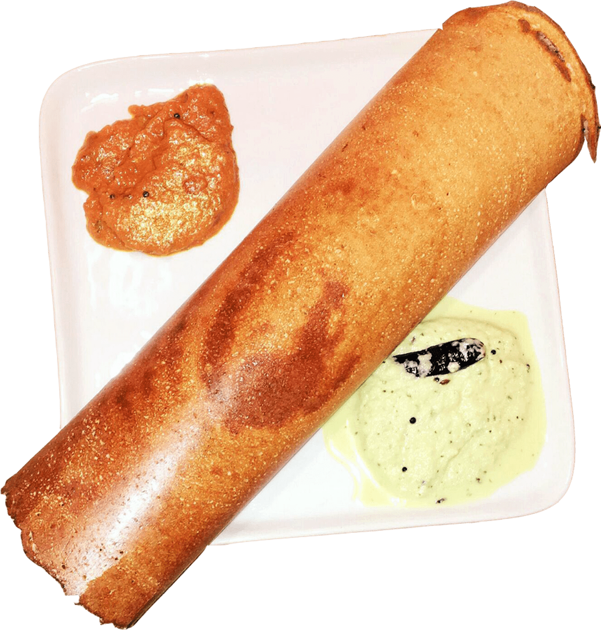 Our Recipes Range From Mild To Spicy And Can Be Customize - Dosa (1276x1316), Png Download
