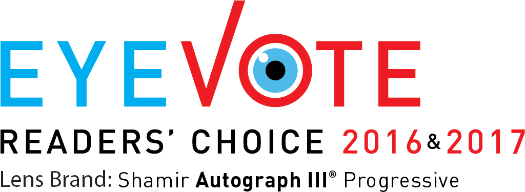 Shamir Eyevote Logo 2016 2017 Copy - Circle (1024x375), Png Download