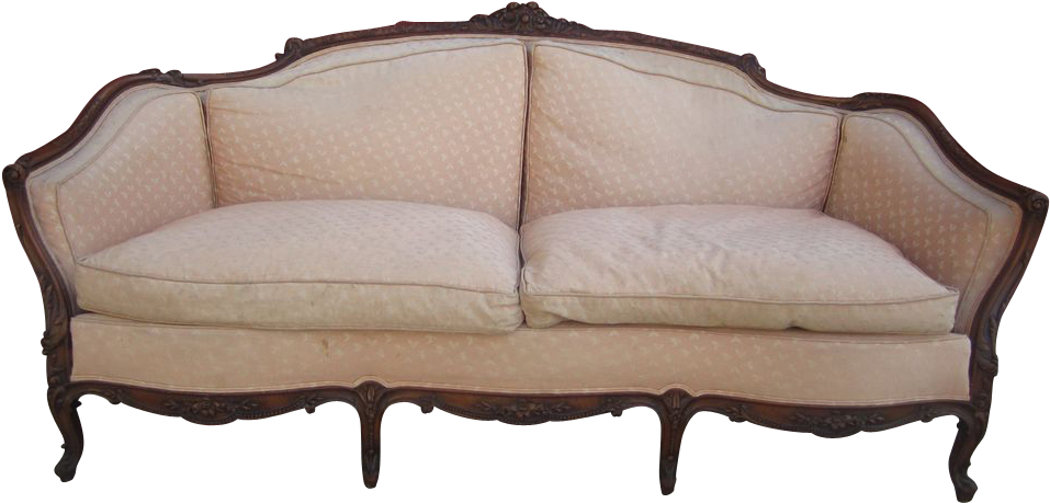 Svg Black And White Library American Antique Sofa You - 1910 Couch (1007x1007), Png Download