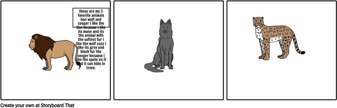 My 3 Favorite Animals - Black Cat (1165x386), Png Download