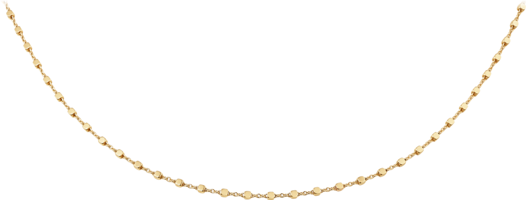 Chain Necklace Yellow Gold - Necklace (1024x391), Png Download