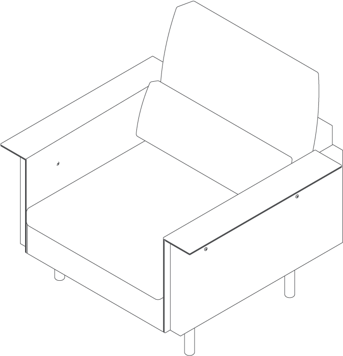 Single - Loveseat (800x800), Png Download